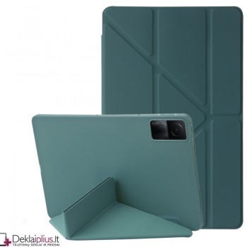 Smart soft dirbtinės odos dėklas - žalias (Xiaomi Redmi Pad Se 11) Smart soft dirbtinės odos dėklas - žalias (Xiaomi Redmi Pad Se 11)